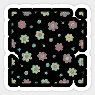 simple cute flower pattern Sticker